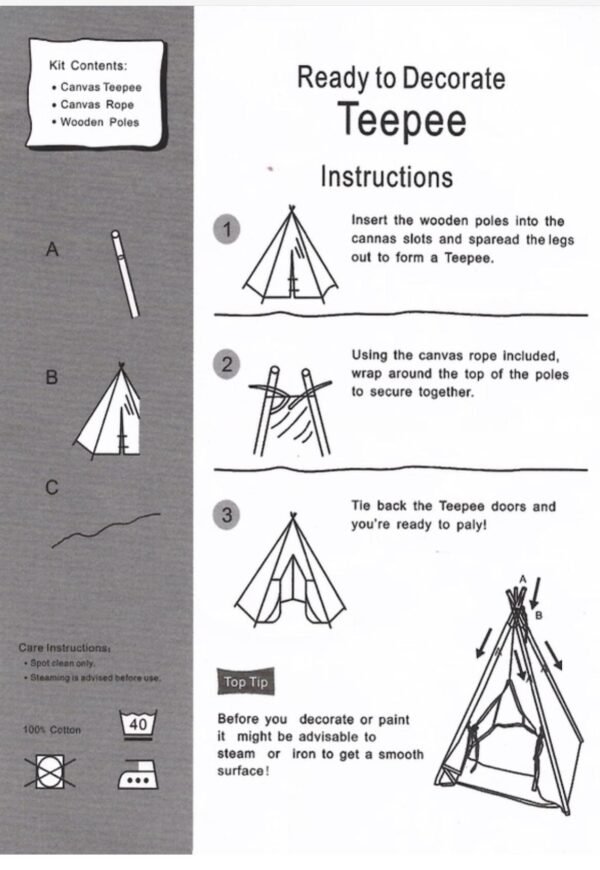 Kids’ Canvas Tent - Image 5