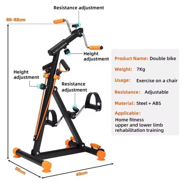 Double Exercise Bike (4 in 1) - Image 6